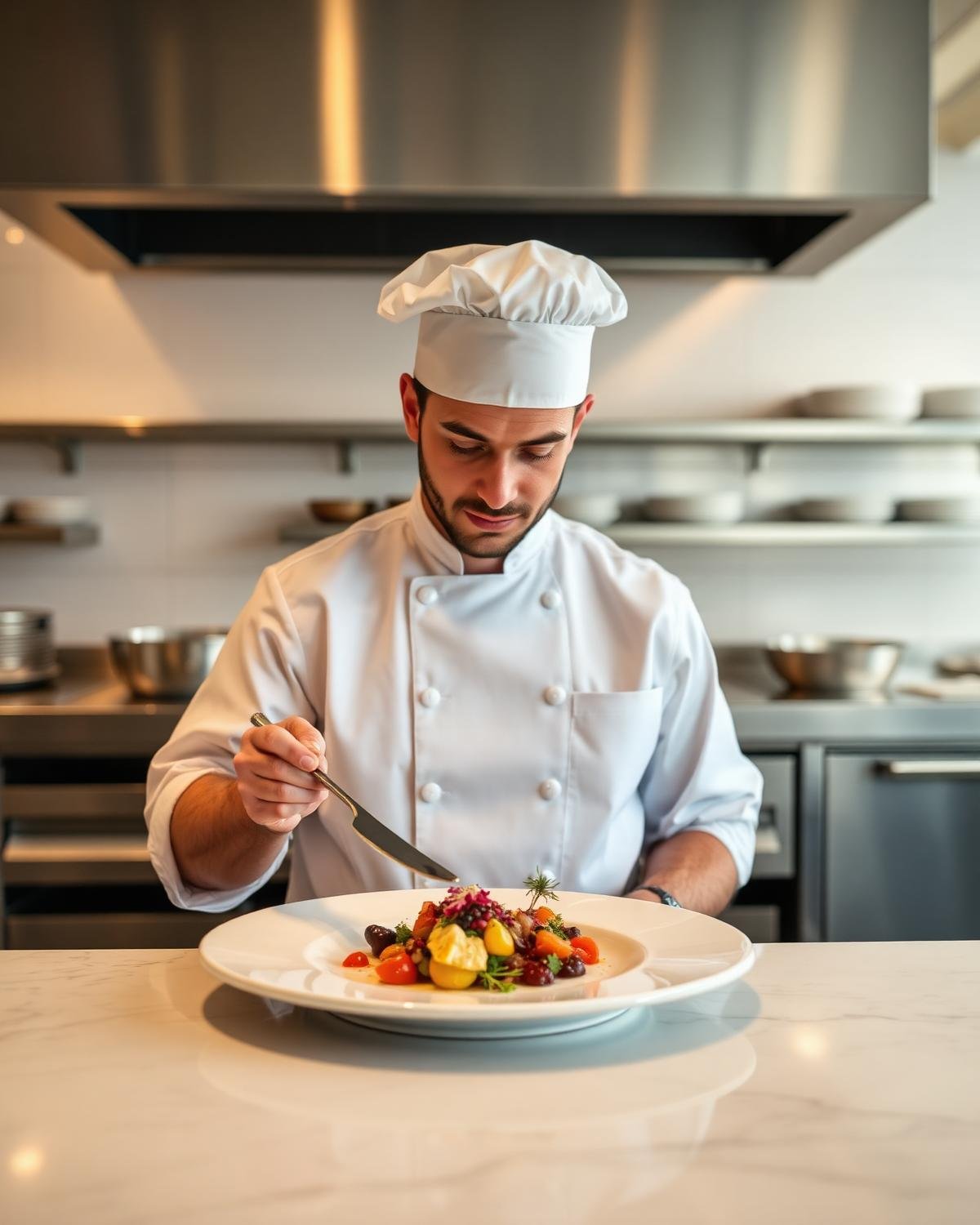 Chef plating